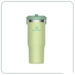 تراول ماگ استنلی مدل GO ICEFLOW FLIP STRAW ظرفیت 890 میلی‌لیتر رنگ سبز سیترون