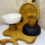 کاسه پایه چوبی رایکا - تصویر 2